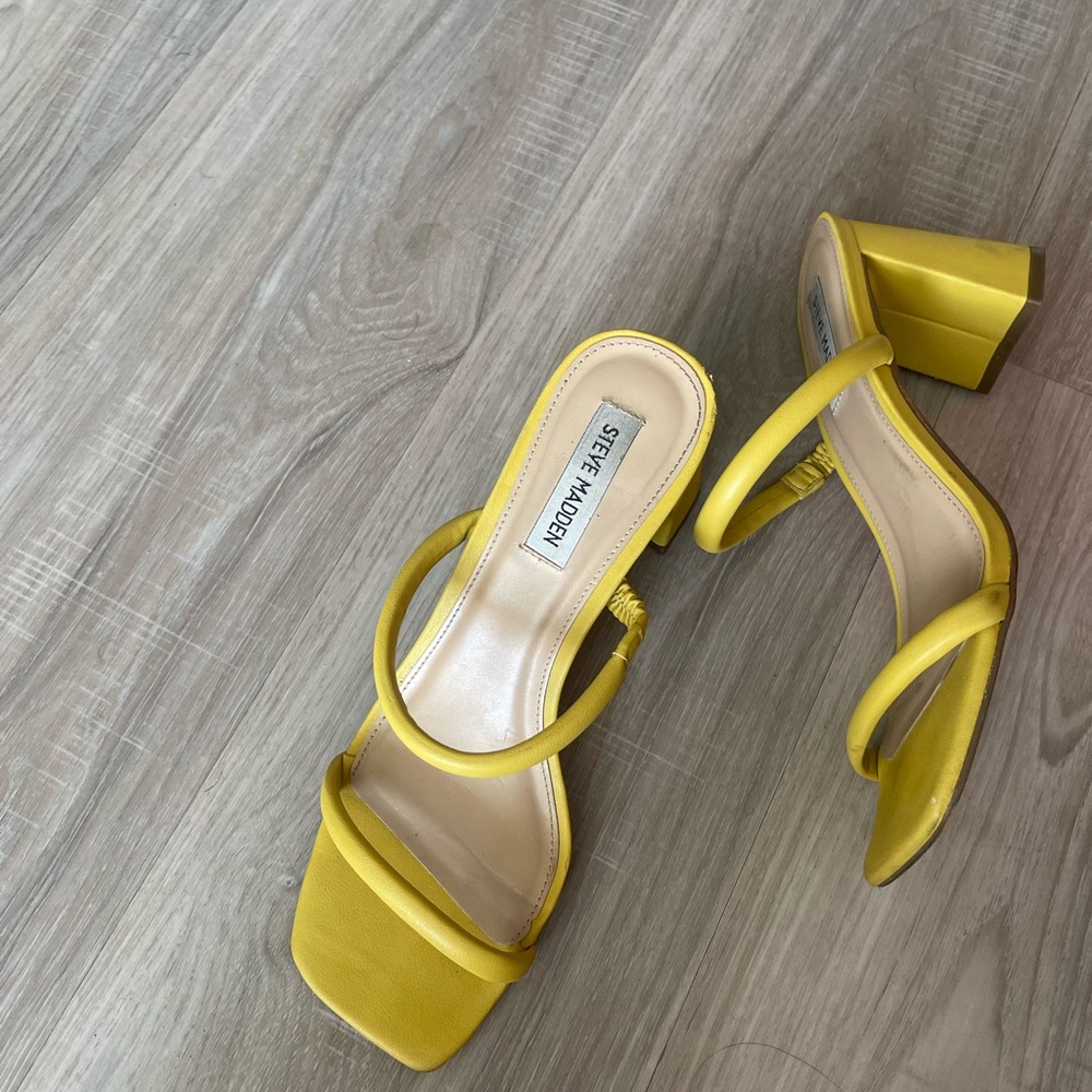 Steve Madden Yellow Women's Heeled Sandals